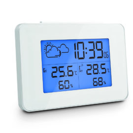 STATION METEO AVEC SONDE INT/EXT SANS FIL / HORLOGE / REVEIL